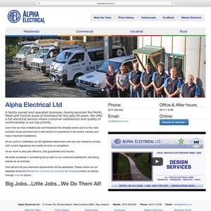Alpha Electrical Website